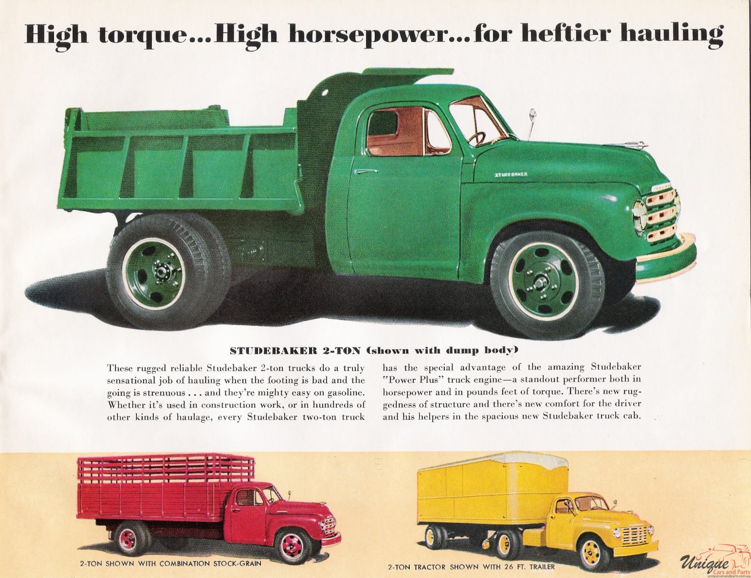 1950 Studebaker Trucks Brochure Page 4